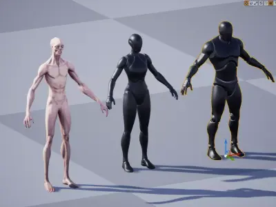 Alien B Low-poly 3D model