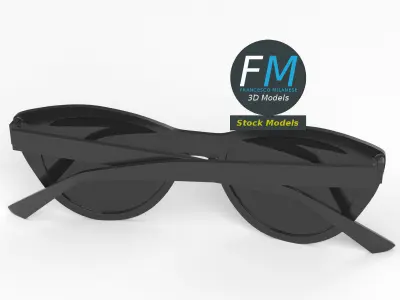 Sunglasses caged 3D model