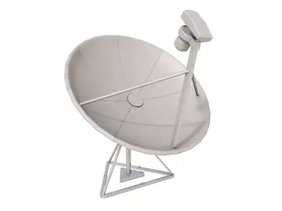Commercial Satellite Dish Parabolic Antenna 3D model