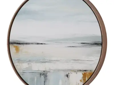 Abstract Painting Frame set 3D model 718