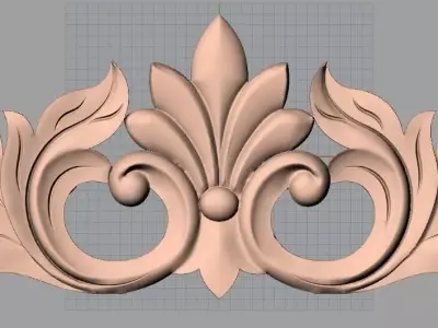 Woodworking CNC Router 3D Relief STL models used for artcam E420 3D model