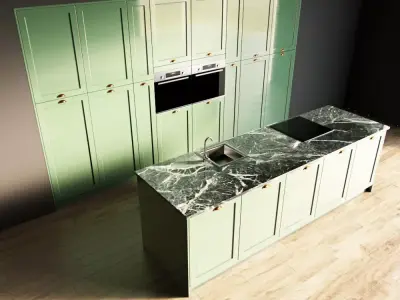 14-Kitchen2 glossy 2 3D model