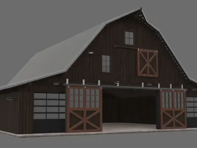 Hangar Barn 3D model