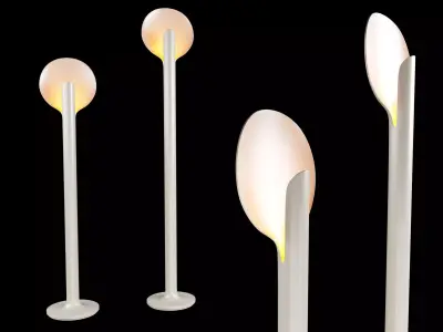 Lampes Elysee Low-poly 3D model