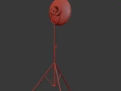 Loft floor lamp 3D model