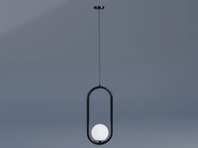 Pendant light ceiling Low-poly 3D model