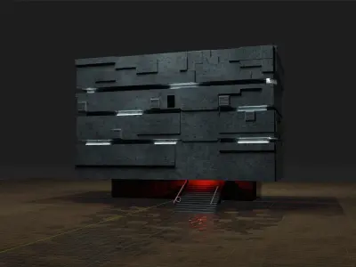 The Base - forest command center 3D model