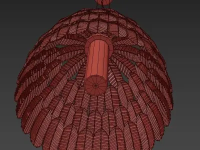 PENNY leaf pendant light 3D model