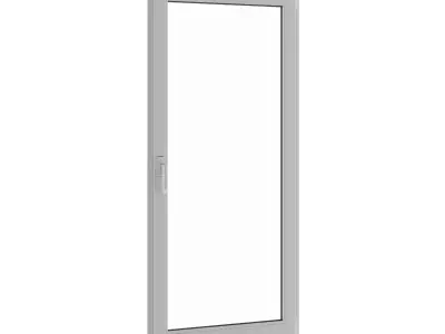 Metal Window 910mm x 1800mm 3D model