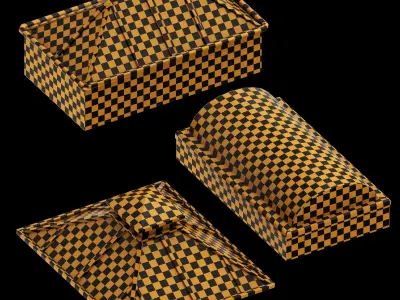 Glass roof Low-poly 3D model