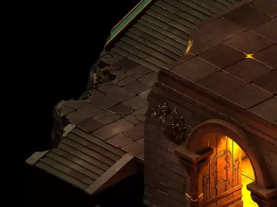 Place of the Demon - Door 01 3D model