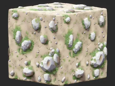 Stylized Ground Seamless Texture Texture