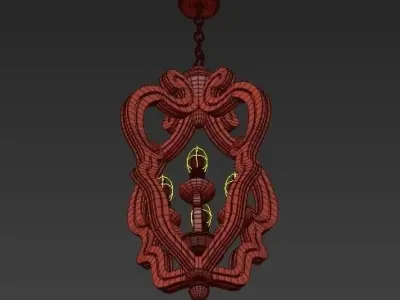 Currey Company Lighting Chancellor Chandelier Small 3D model