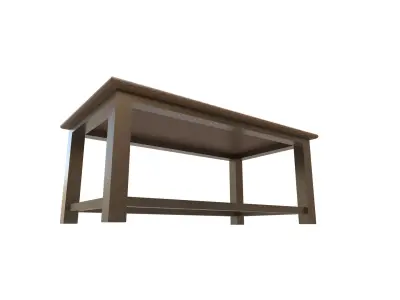 Modern Coffee Table Low-poly 3D model buy