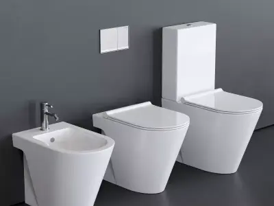 Catalano New Zero WC Low-poly 3D model