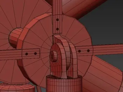Loft Industrial Mill 3D model