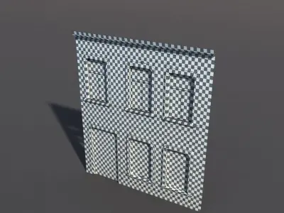 Apartment House 57 Low Poly 3d Model 3D model