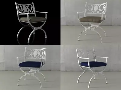 Valletta Armchair 3D model