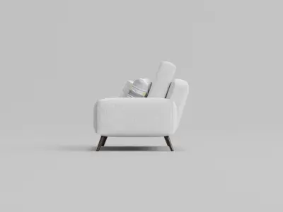 Scandinavian 4-seater sofa Free 3D model