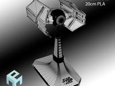 SW Dart Vader Fighter 3D print model