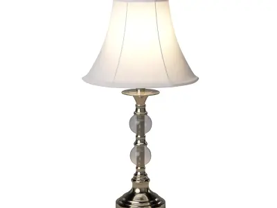 Brushed Metal Lamp 3D model