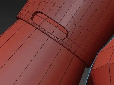 Loft Sputnik Chandelier Spider White 3D model