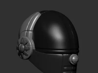 gas mask helmet scifi high poly sculpt  ver 1 3d printable  3D model buy