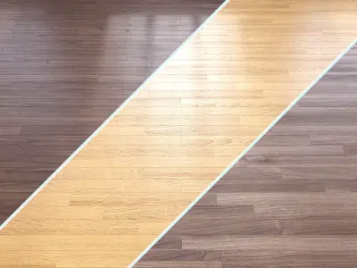 Parquet - Laminate - Wooden floor 3 in 1 Low-poly 3D model