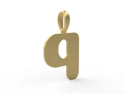 Initial Letters Pendant Sisyphus Light P 3D print model