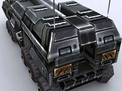 3DRT - Sci-Fi Forces - Artillery  Low-poly 3D model