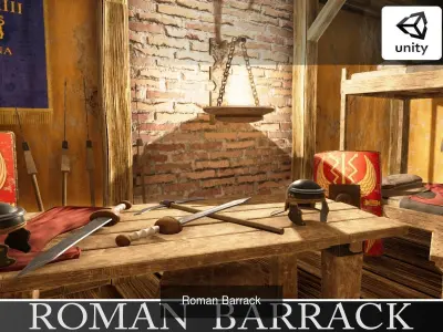 Ancient Rome Environment Collection 3D Model Pack