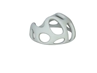 SciFi Cube Object No 46396 Low Poly Shape Low-poly 3D model