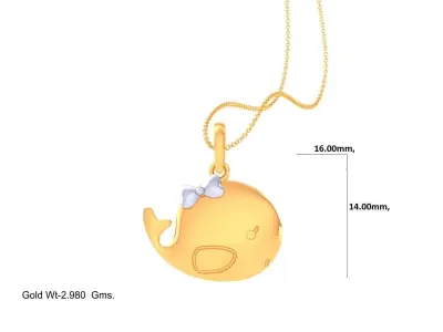 Kids Pendant - 52 3D print model
