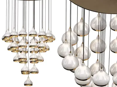 HANNA ball chandelier 3D model