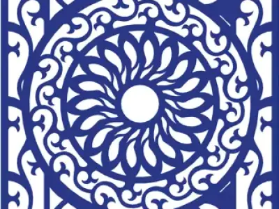 Window Decorative Plasma CNC 3D model