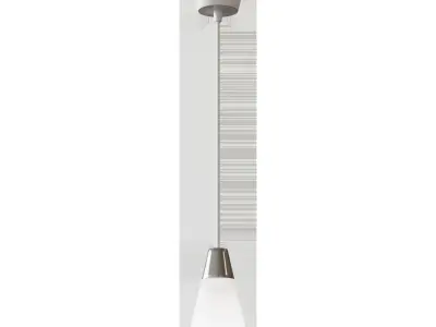 RESTAD Pendant lamp cone  white 3D model