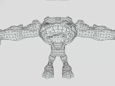 Gravattack - DNA sample of a Galilean - Ben 10 Omniverse Low-poly 3D model