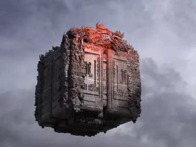 Dantes Inferno Hell Cube 10 3D model