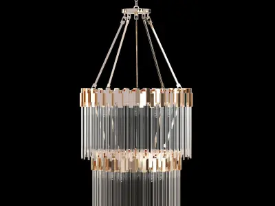 MATRIX 309C14HG 14-LIGHT CHANDELIER  3D model