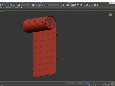 Desi Outdoor Sconce Low-poly 3D model