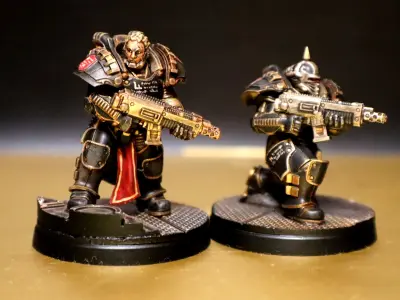 Obsidian Guard - Immortals - Rifleman squad 3D print model