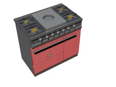 Cooker Lacanche Tilli Free 3D model