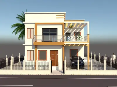 REVIT HOUSE DESIGN 3D model