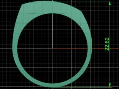 Jewelry ring 334 Free 3D print model