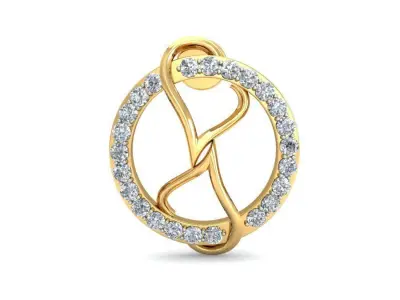 EARRING TWIN HEART  3D print model