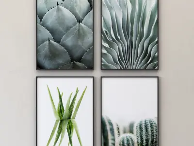 JUNIQE Cactus framed 3D model