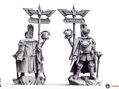 Valour Korps - Marshal Karl 3D print model