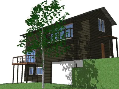 Creative Design-Holiday Cabin-076 3D model