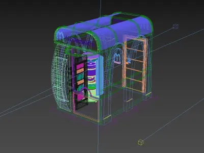 Mcdonalds Restourant 3D Model Low-poly 3D model
