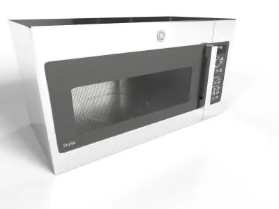 GE Profile Over-the-Range Sensor Microwave Oven 3d Model 3D model